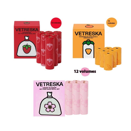 PAWSBIJOU Vetreska Pet Waste Bags Refill